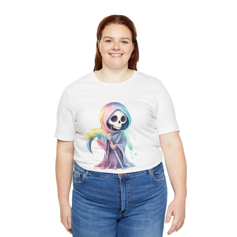 Cute Colorful Reaper - Short Sleeve Tee